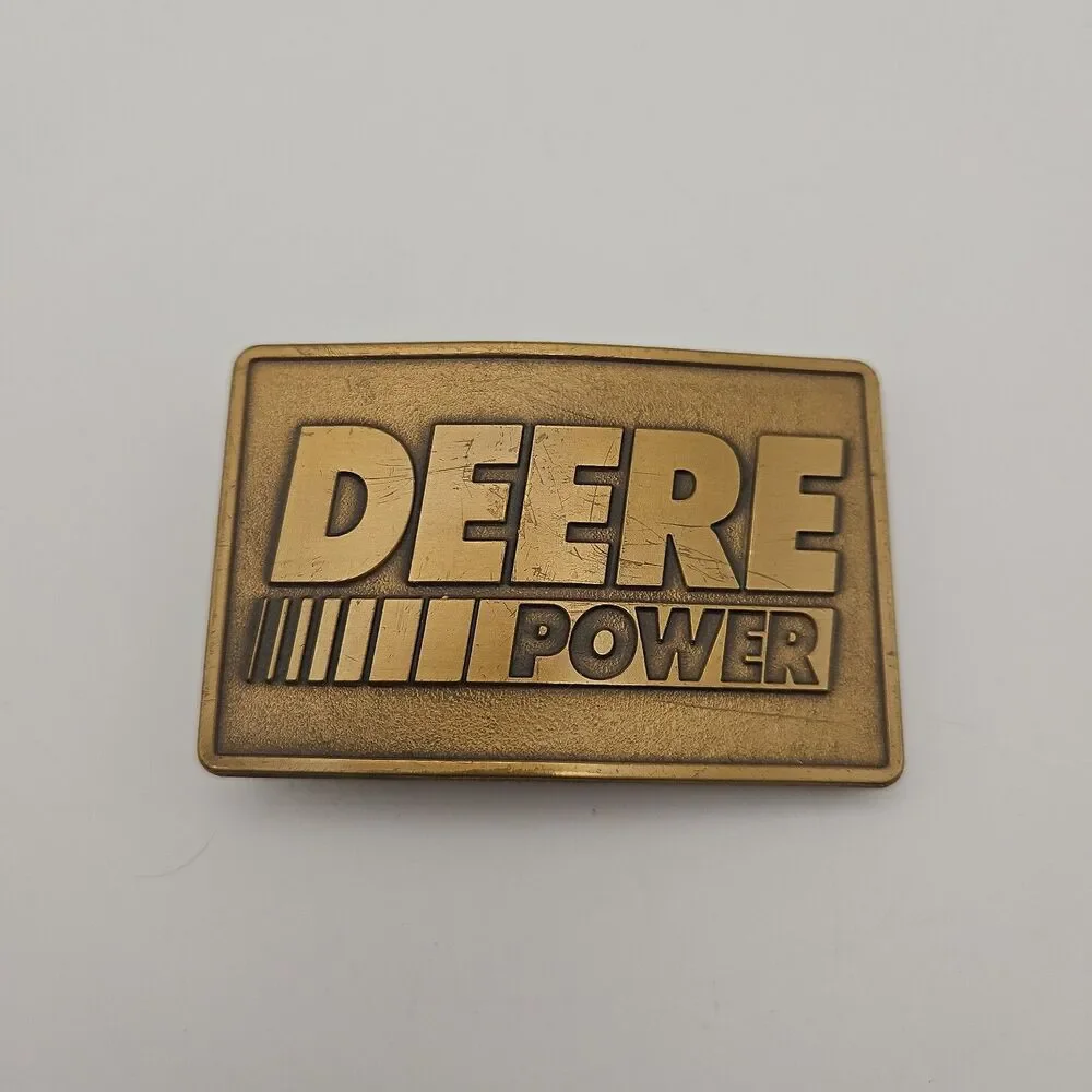 Vintage 1994 John Deere Power Belt Buckle Expo '94 New Orleans